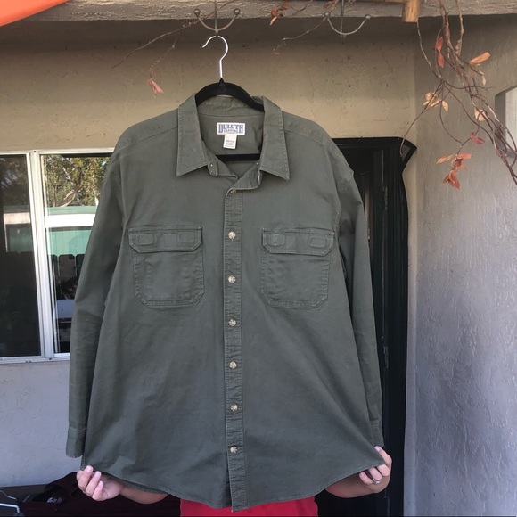 Heavy Duluth Trading combat green xxl tall - Picture 2 of 3